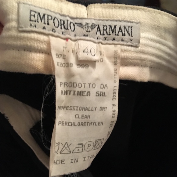 Emporio Armani black pants - Picture 2 of 4